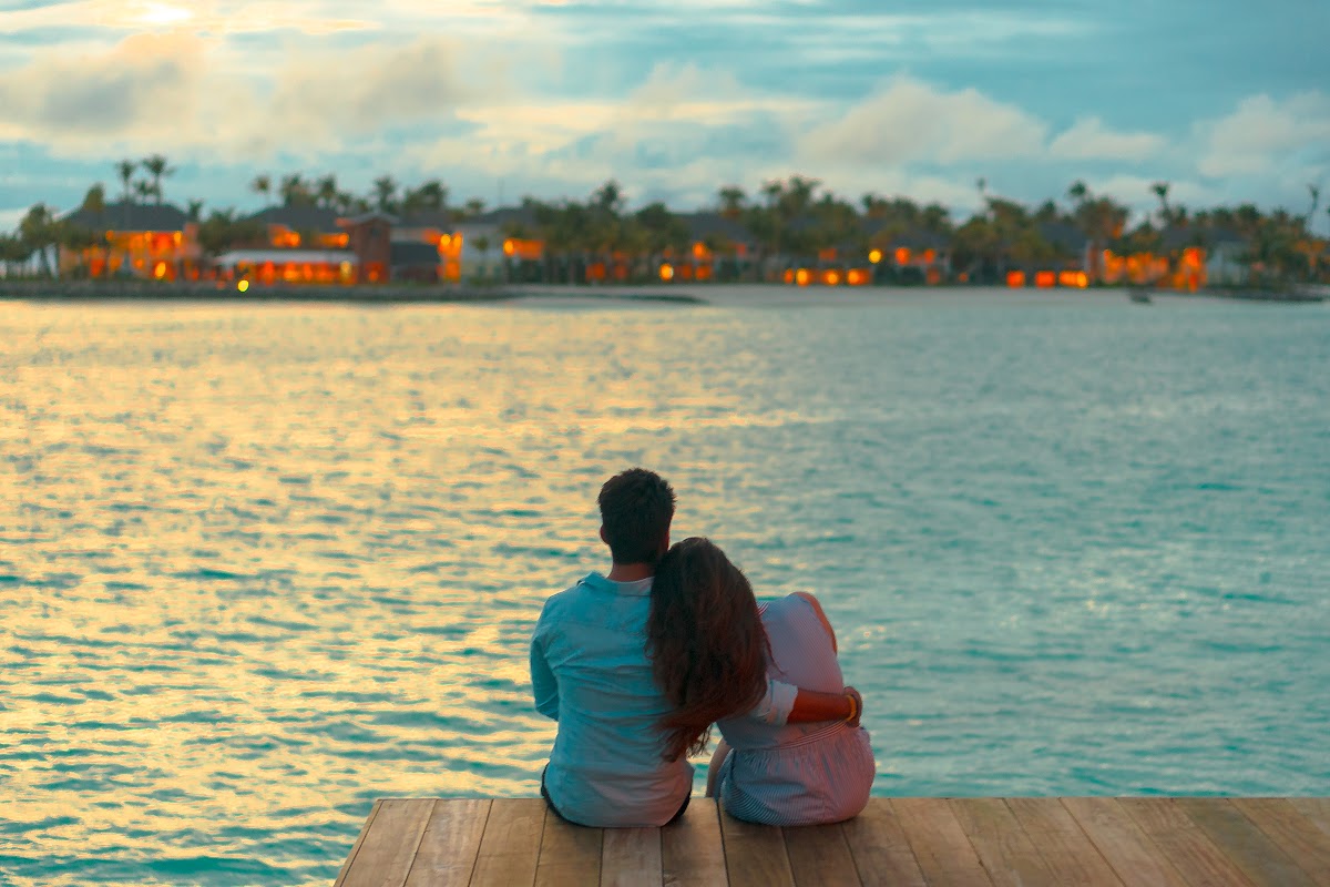 S & R Honeymoon Portrait at Hard Rock Hotel Maldives — frame 19
