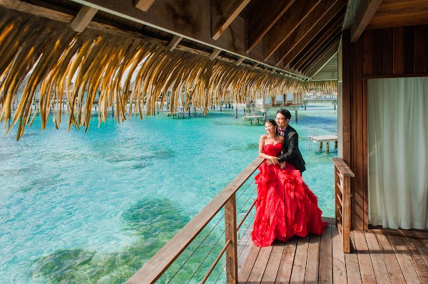 A & C Pre-Wedding Portrait at Club Med Kanifinolhu — photographed at Club Med Kanifinolhu, Kaafu (Malé) Atoll — frame 2