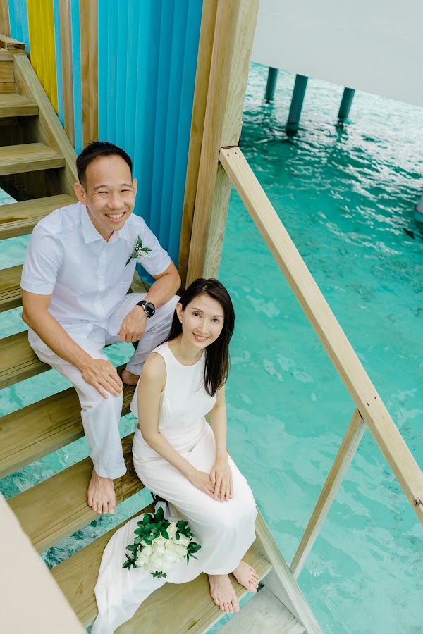 S & H Anniversary Portrait at Hard Rock Hotel Maldives, Hard Rock Hotel Maldives, Kaafu Atoll, Maldives — frame 28