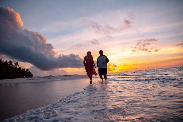 K & J Anniversary Portrait at Fihaalhohi Island Resort, Fihaalhohi Island Resort, Kaafu Atoll, Maldives — frame 48