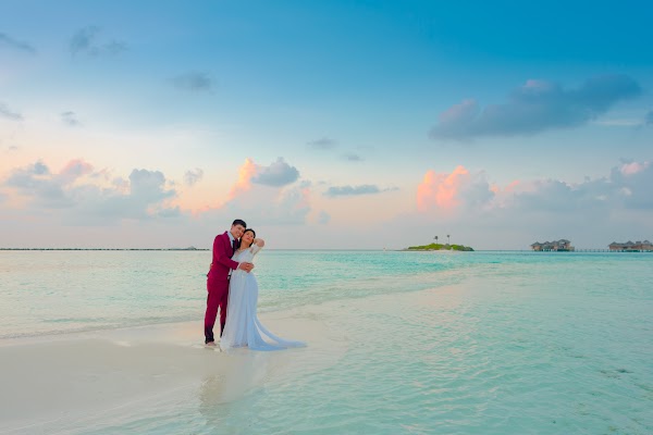 N & K Honeymoon Portrait at Paradise Island Resort and Spa — frame 4