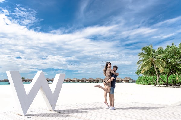 S & R Honeymoon Portrait at Hard Rock Hotel Maldives, Hard Rock Hotel Maldives, Kaafu Atoll, Maldives — frame 6