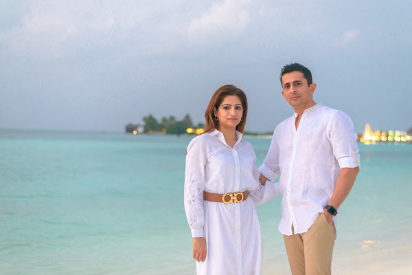 B & P Family Portrait at Four Seasons Resort Maldives at Kuda Huraa — frame 9