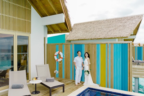 S & H Anniversary Portrait at Hard Rock Hotel Maldives — frame 2