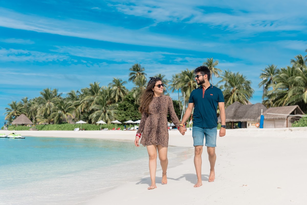 S & R Honeymoon Portrait at Hard Rock Hotel Maldives — frame 6
